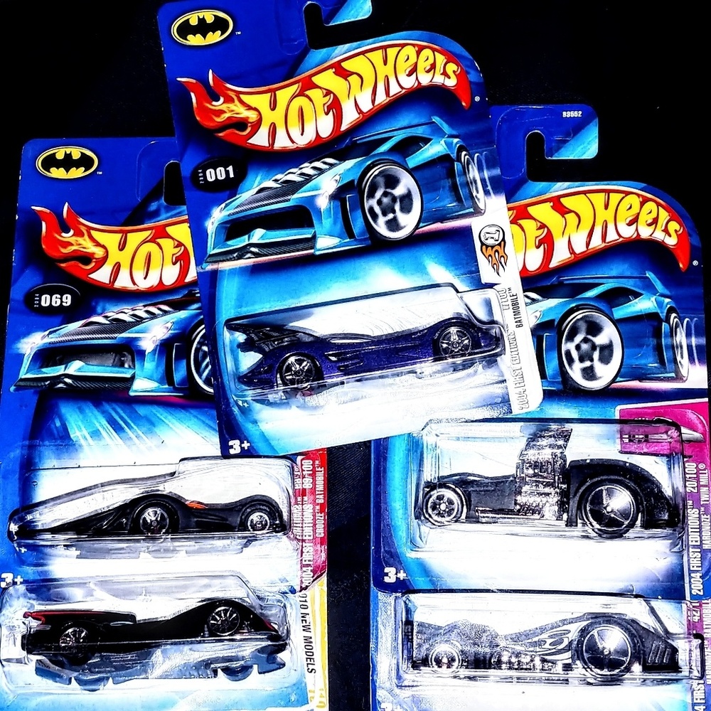 Hot Wheels Lot 6 Batmobiles